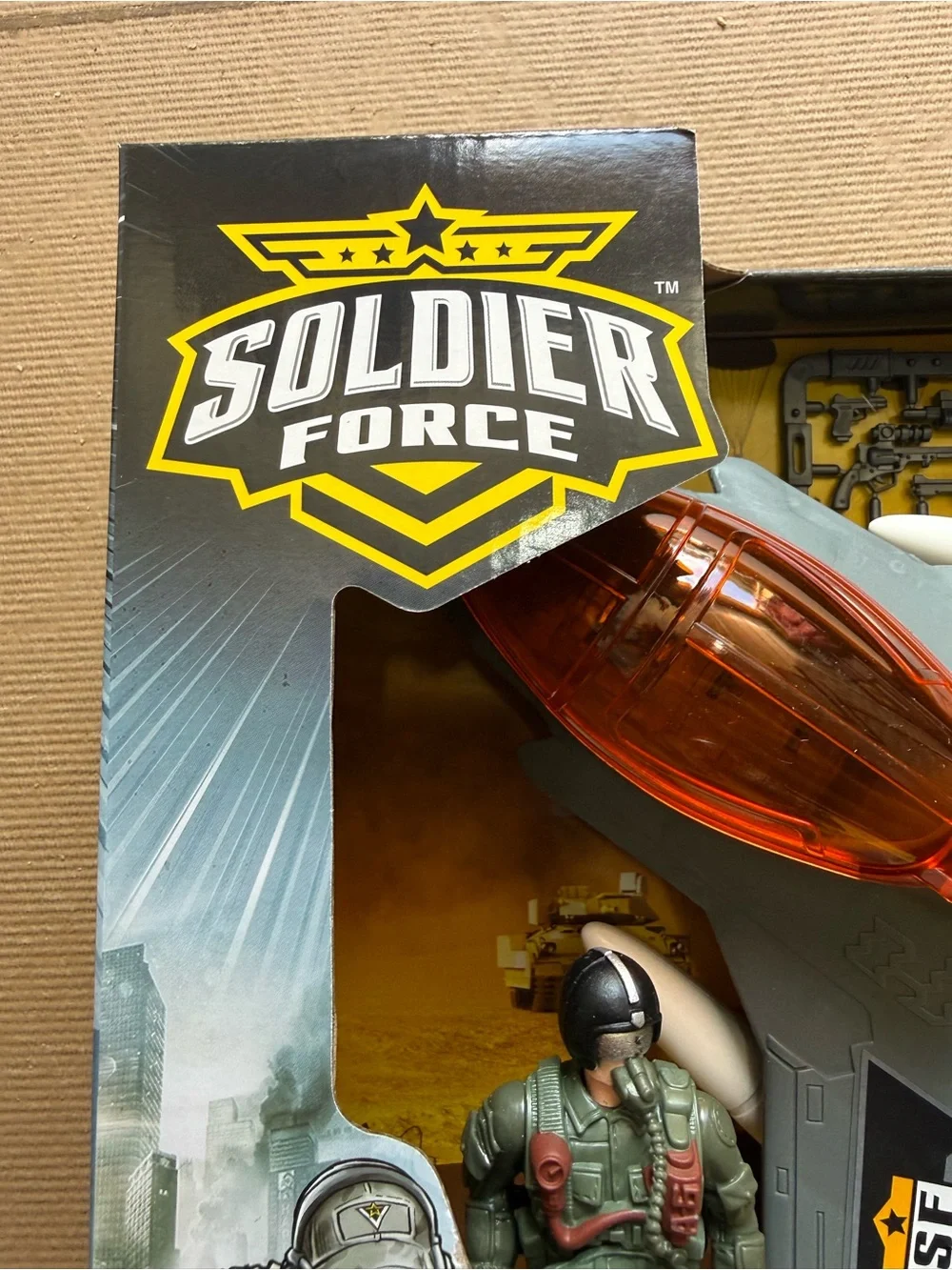 Soldier Force Air Falcon Patrol Playset - Gray and Orange